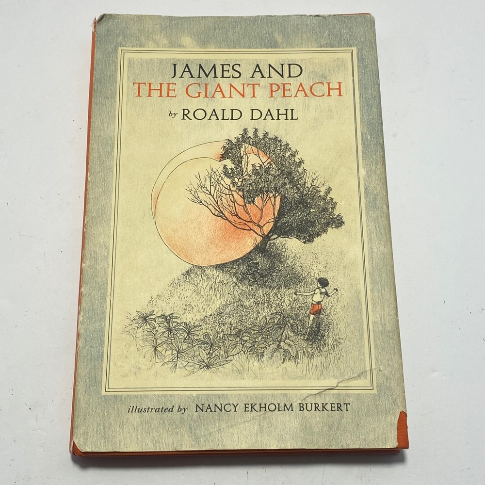 Roald Dahl James and the Giant Peach Kid Book Vintage Hardcover 1961 Dust Jacket